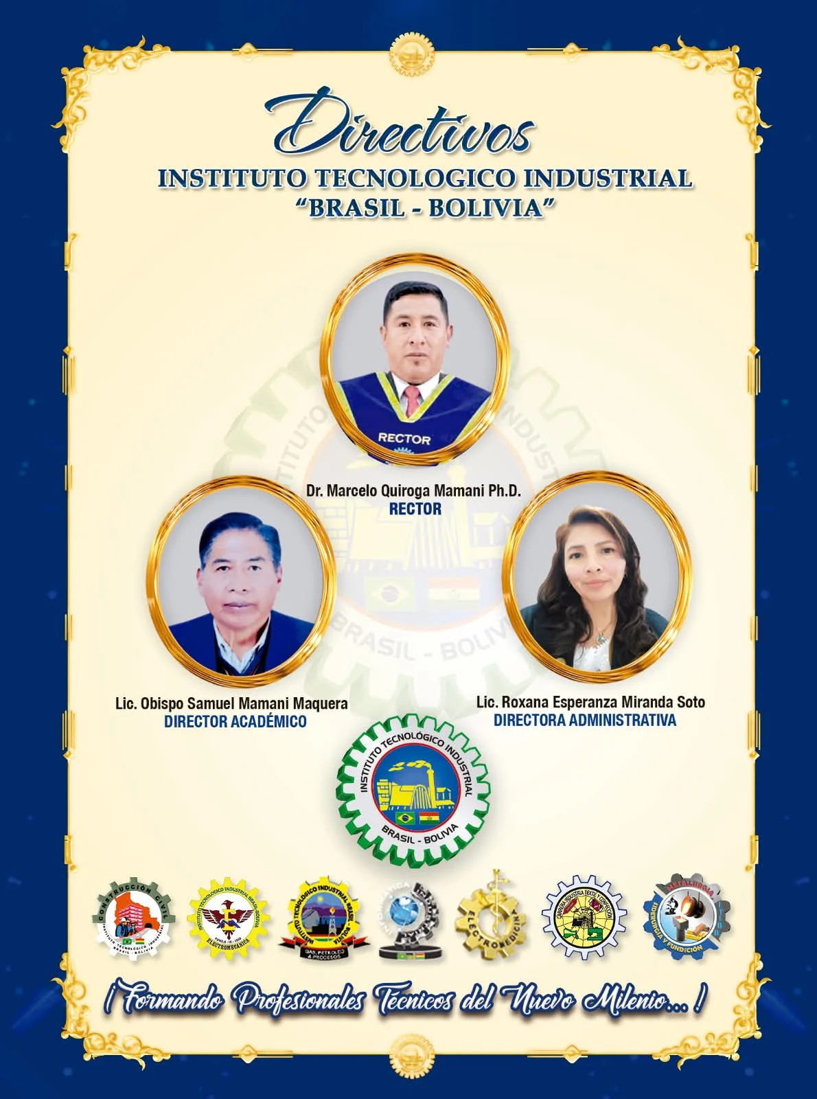 Autoridades y directivos del ITIBB presentes en la graduación