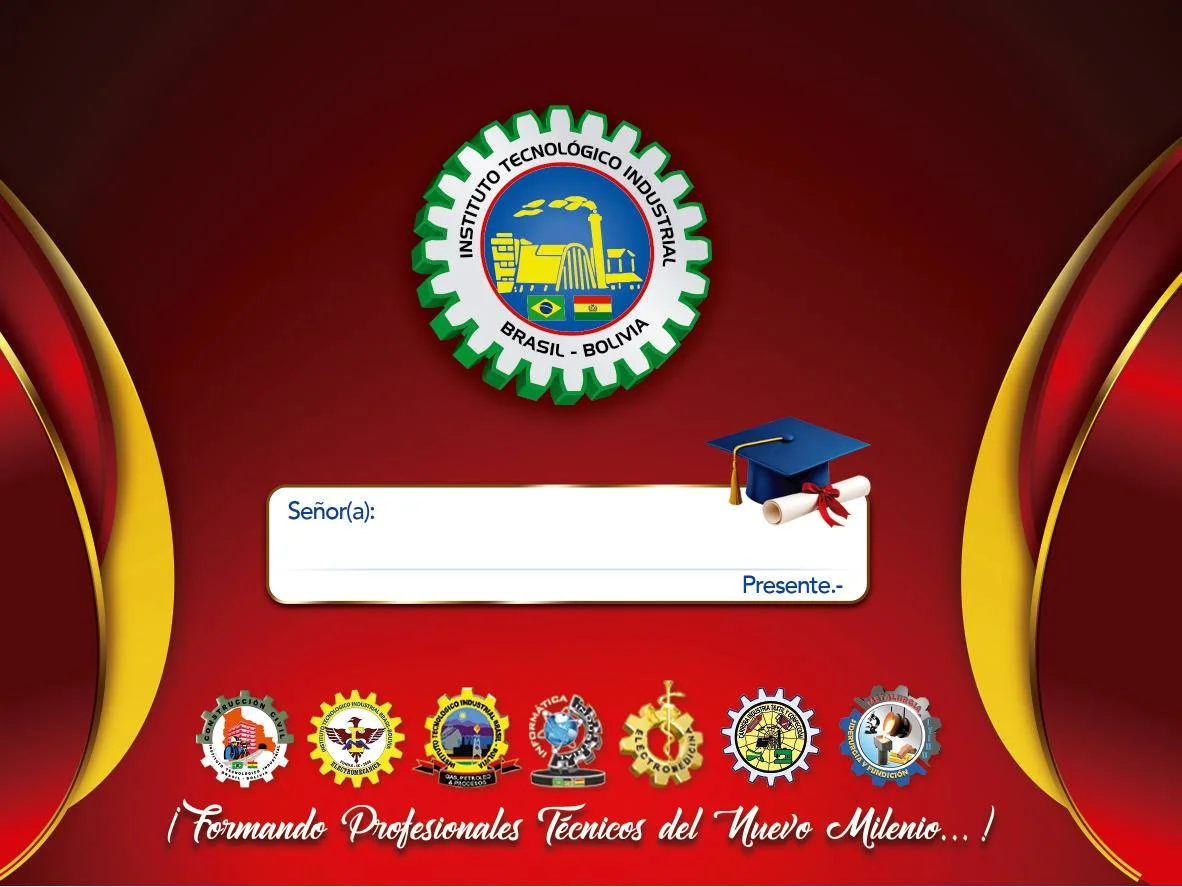 Contraportada del programa de graduación 2025